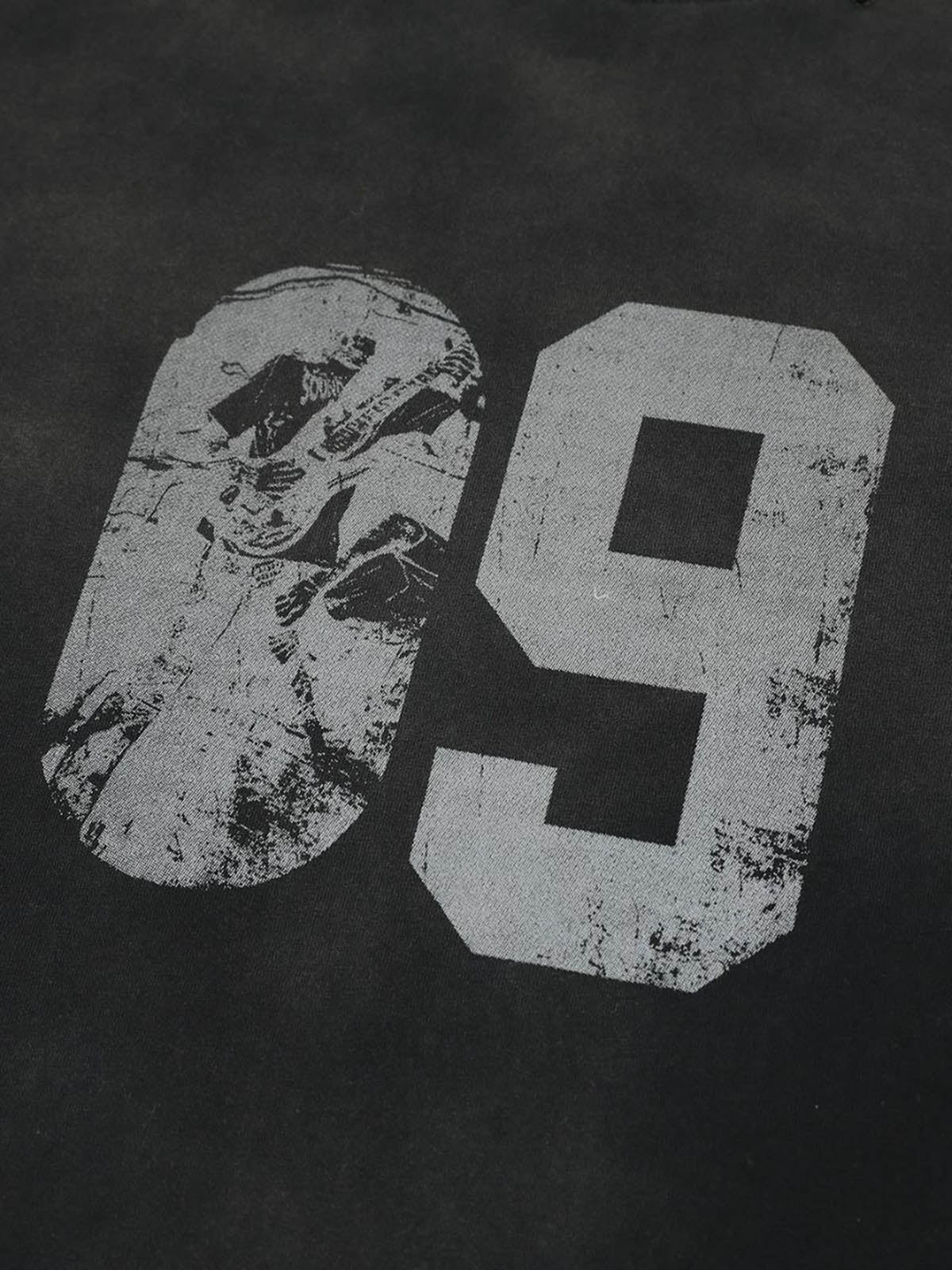 Distressed NO. 09 Long Sleeve T-Shirt