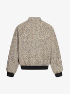 Vintage Herringbone Zip Up Jacket