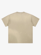 precipice Abstract Basketball Texture Graphic T-Shirt