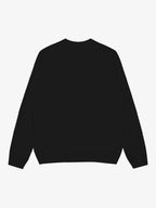 Street Contrast Design Slogan Print Round Neck Sweatshirt