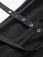 Technical Style Flared Cargo Casual Pants