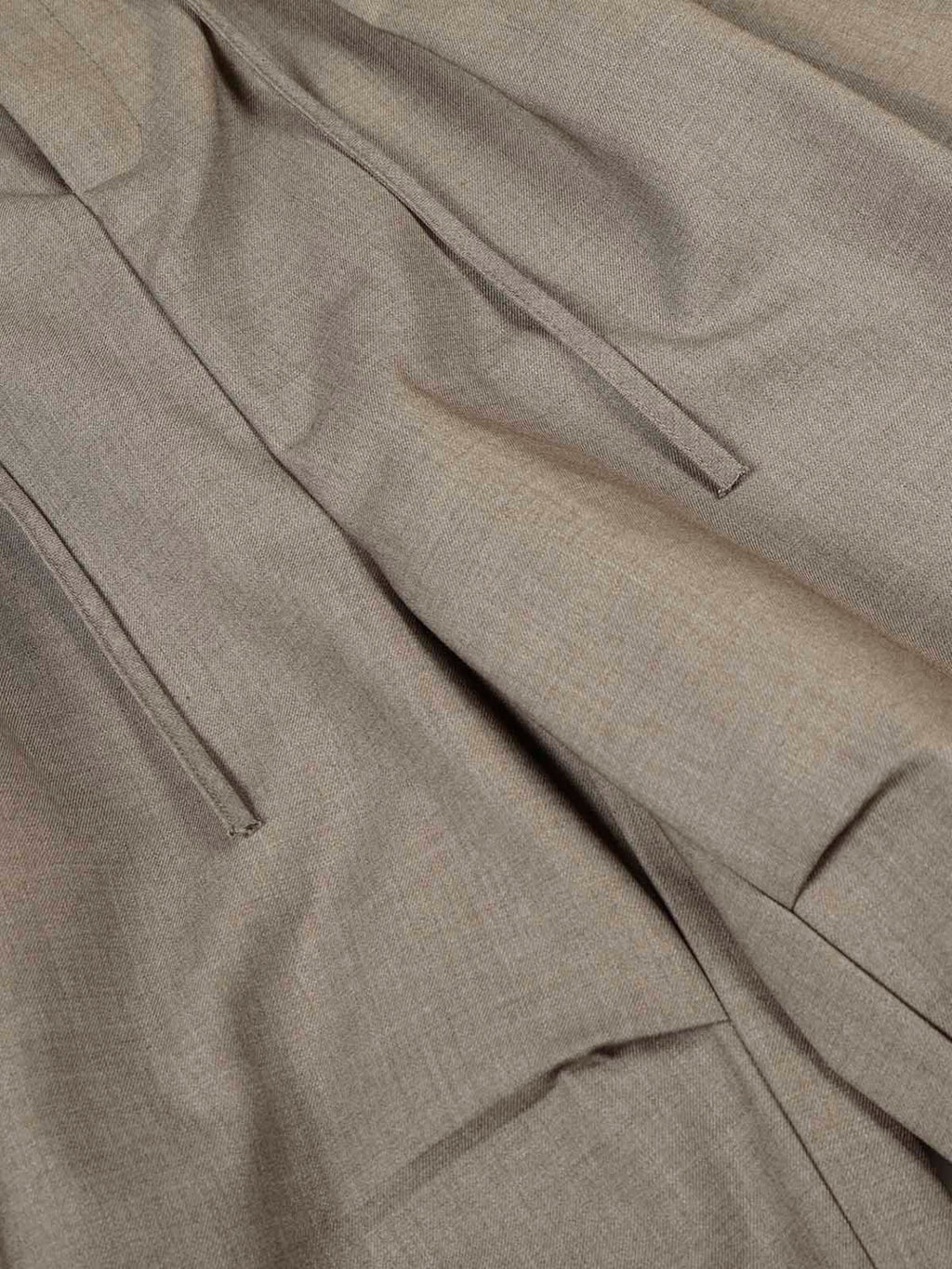 Pleated Drawstring Scimitar Track Pants