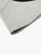 Retro Contrast Panel Drawstring Sweatpants