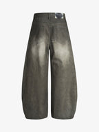 Vintage Faded Wide Barrel Jeans