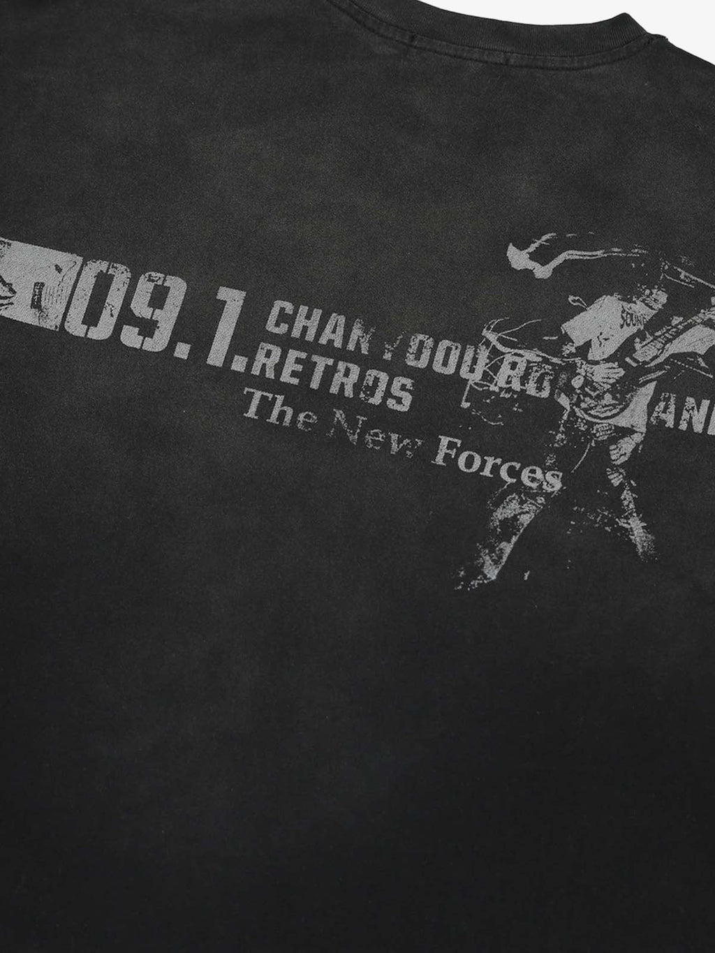 Distressed NO. 09 Long Sleeve T-Shirt