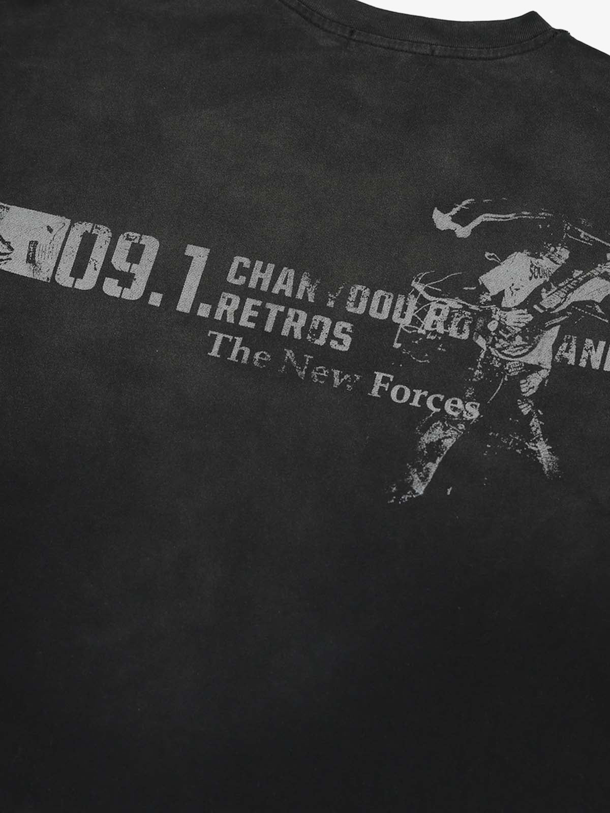 Distressed NO. 09 Long Sleeve T-Shirt