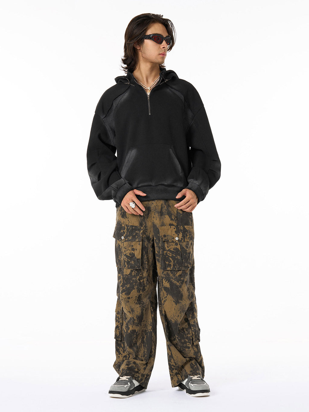 Hip-Hop Camouflage Multi-Pocket Cargo Pants