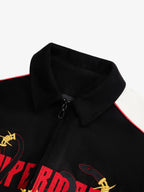 Original Embroidered Jersey Bomber Jacket - 2346