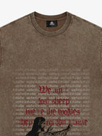 Bold Graphic Slogan T-Shirt
