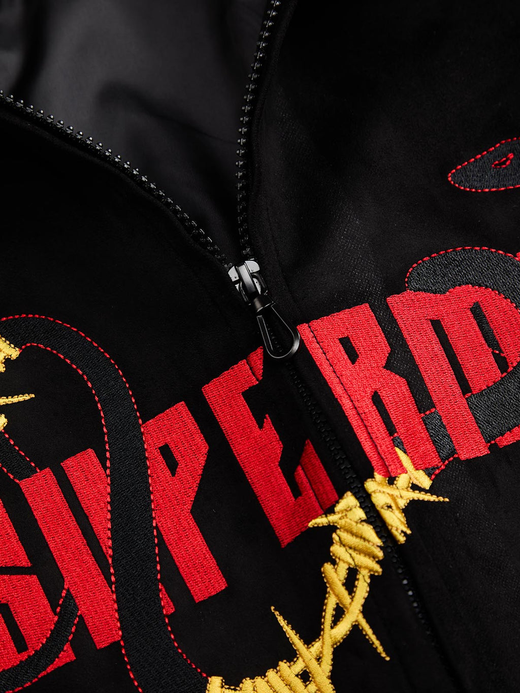Original Embroidered Jersey Bomber Jacket - 2346
