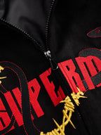Original Embroidered Jersey Bomber Jacket - 2346